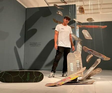 De patinar al arte contemporáneo