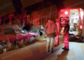 Pareja resulta con lesiones leves tras volcadura en ejido San Antonio Huichimal