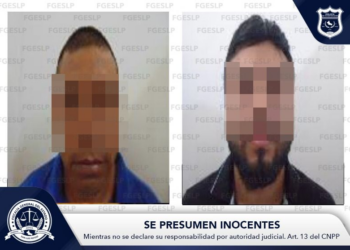 Detienen a dos implicados en robo de seis millones de pesos en la capital potosina