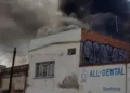 Incendio en finca del centro deja sólo daños