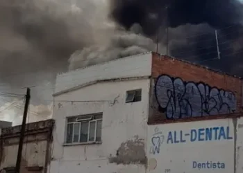 Incendio en finca del centro deja sólo daños