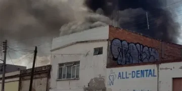 Incendio en finca del centro deja sólo daños