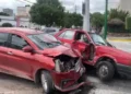 Un lesionado y fuertes daños en accidente vial