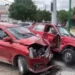 Un lesionado y fuertes daños en accidente vial