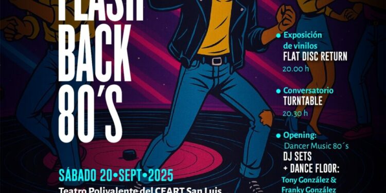 Flashback 80’s encenderá el CEART con música, baile y nostalgia ochentera