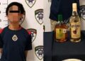 Atrapan a ladrón que robó licor de un OXXO