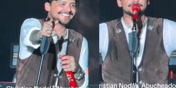 Así respondió Christian Nodal a los abucheos contra Ángela Aguilar