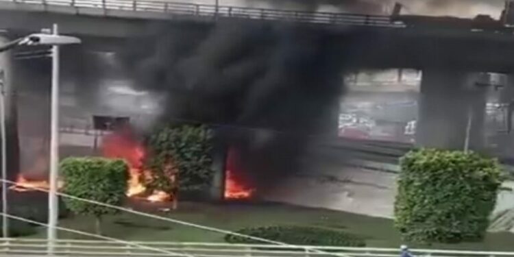 VIDEO | Explota pipa de gas en el Puente de la Concordia; suman 57 heridos