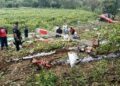 Helicóptero se desploma en el oriente del Edomex; se reportan dos personas muertas