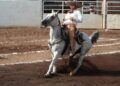 Charros de “Padre Hidalgo” triunfan en la charreada de Feria de Tierra Nueva