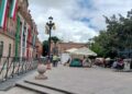 Plaza de Armas invadida a seis días del Grito de Independencia