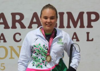Lucia Martínez Loredo acumula cinco medallas de oro en la Paralimpiada Nacional