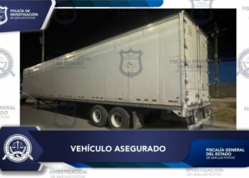 Aseguran vehículo con reporte de robo en El Saucito