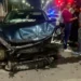 Volcadura en la Zona Industrial; conductores se culpan por no respetar el semáforo