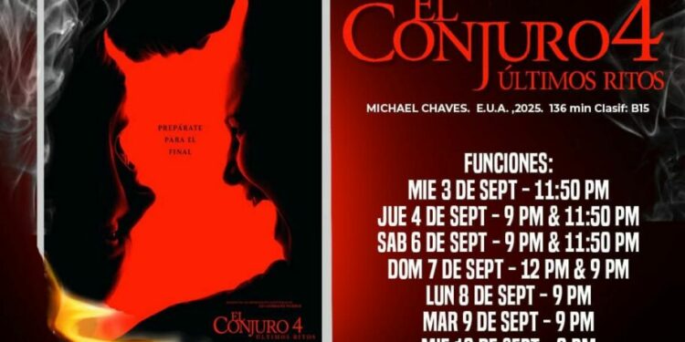 El conjuro 4, últimos ritos en la Cineteca Alameda