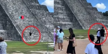 VIDEO | Turista ignora advertencias y sube a la pirámide de Kukulcán en Chichén Itzá