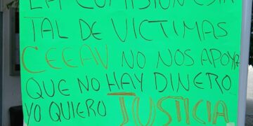 Protestan en el Poder Judicial de la Federación