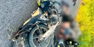 Dos jóvenes pierden la vida en accidente de moto en Ébano