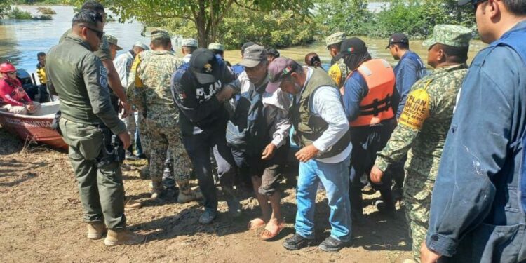 Se han rescatado a 314 personas en las comunidades de San Vicente.