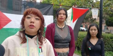 VIDEO | Potosinos exigen romper relaciones con Israel