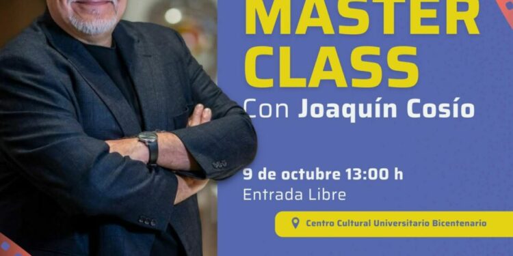 Joaquín Cosío ofrecerá Master Class en el 8º Festival de Cine UASLP