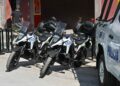 Gobierno del Estado entrega de patrullas, motocicletas y equipo táctico en Matehuala