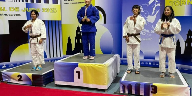 Judocas de San Luis Potosí brillaron en el Campeonato Nacional