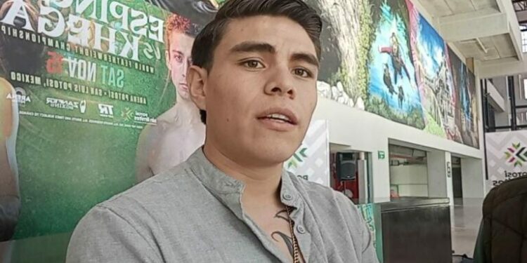 Jorge Ascanio listo para su pelea en la Arena Potosí