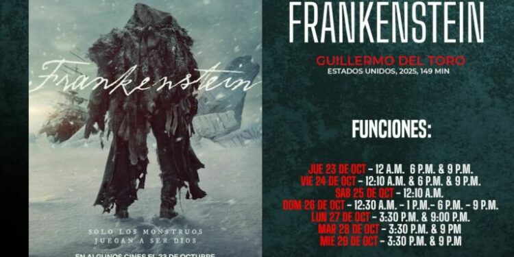 “Frankenstein” llega a la Cineteca Alameda