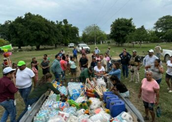 Se intensifican apoyos en la Huasteca tras daños provocados por las lluvias