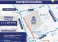 Cierres viales por Día de Muertos en panteones municipales de la capital
