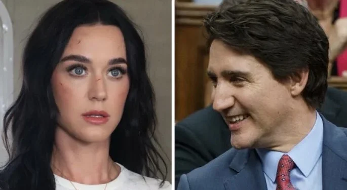 Katy Perry y Justin Trudeau vistos juntos en un yate