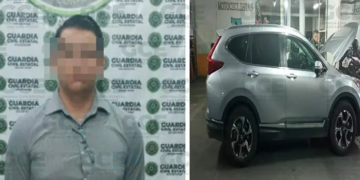 Detienen a hombre con camioneta robada y papeles falsos en avenida Nereo Rodríguez Barragán