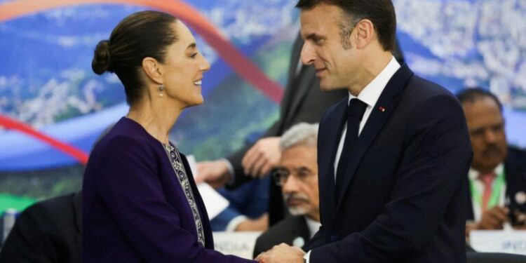 Sheinbaum anuncia visita de Macron a México el próximo 7 de noviembre