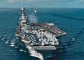 EE. UU. lanza “aviso final” al Cártel de los Soles con su buque más poderoso: El USS Gerald R. Ford llega al Caribe