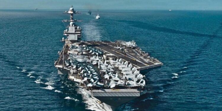 EE. UU. lanza “aviso final” al Cártel de los Soles con su buque más poderoso: El USS Gerald R. Ford llega al Caribe