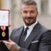 David Beckham es nombrado caballero por el Rey Carlos III