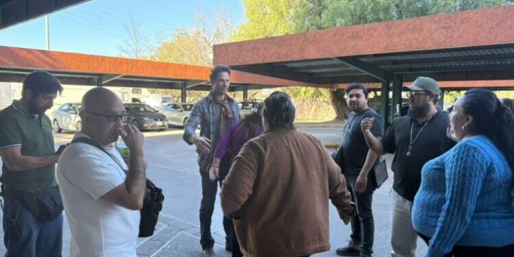Sebastián Rulli graba la telenovela “Mi Rival” en San Luis Potosí