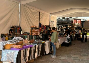 Inauguran la Expo Oaxaca en la explanada del Museo del Ferrocarril