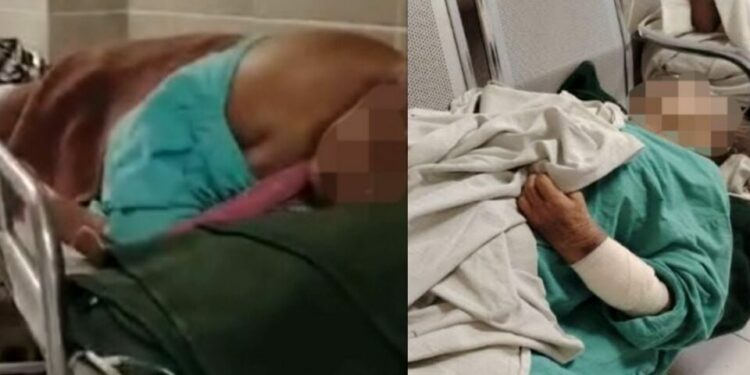 Reportan a pacientes de Nayarit en bancas de metal, en el piso y a oscuras