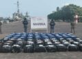 Aseguran 2.5 toneladas de cocaína frente a costas de Michoacán