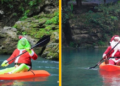 Santa y el Grinch cambian la nieve por la Huasteca Potosina