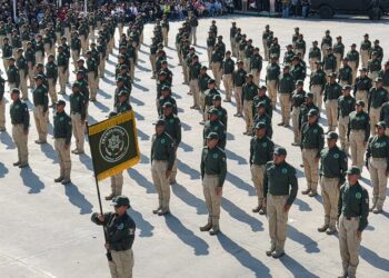 Se llevo a cabo la graduación de la cuarta generación de la Guardia Civil Estatal