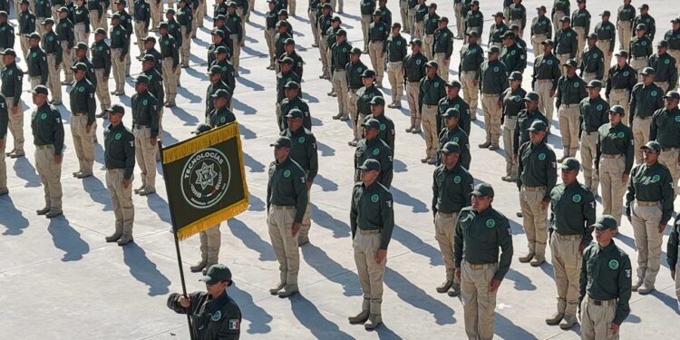 Se llevo a cabo la graduación de la cuarta generación de la Guardia Civil Estatal