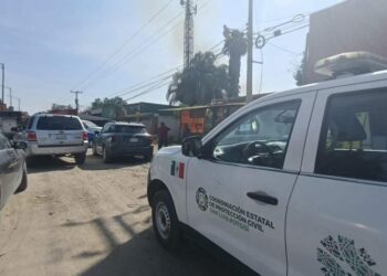 Sofocan incendio en tarimera sobre carretera a Rioverde