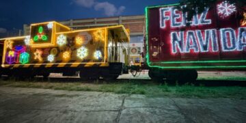El Tren Navideño de CPKC llegó a San Luis Potosí