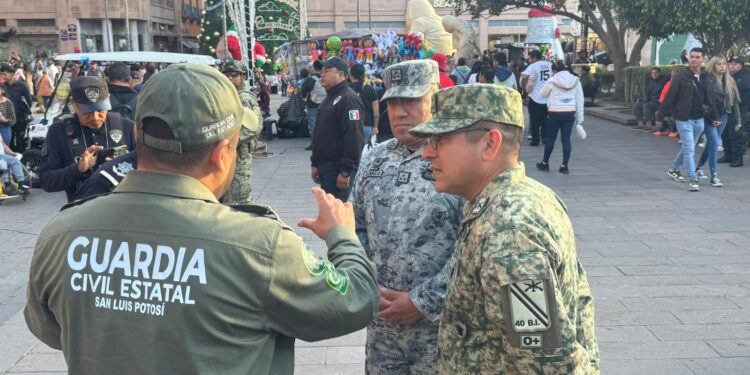 Refuerzan seguridad durante temporada decembrina