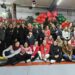 Directoras escolares celebran fiesta navideña