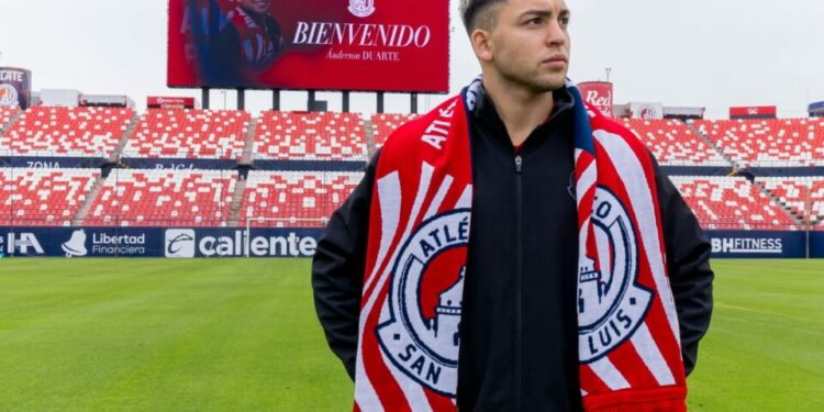 Anderson Duarte llega al Atlético de San Luis