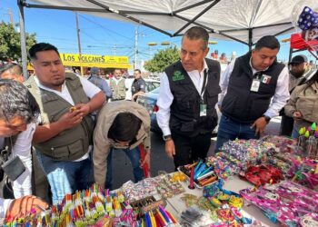 Protección Civil supervisará venta de pirotecnia en SLP con Operativo Cohetón 2025